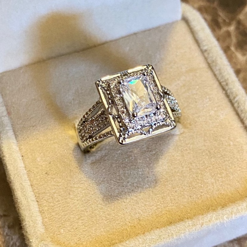 White Sapphire Ring